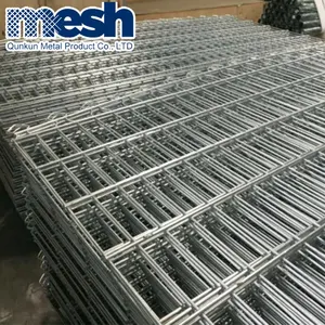 Hebei Factory Galvanized Wire 656,868 Double Wire Fence 2D Panels