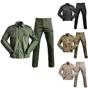 Uniformes de sécurité de fabricant d'usine uniformes d'officier de sécurité uniforme de Camouflage Multicam