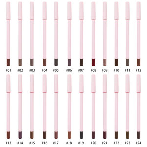 Crayons à lèvres en bois longue durée imperméables et résistants aux taches avec logo personnalisé <span class=keywords><strong>Crayon</strong></span> à lèvres crémeux et mat de marque privée - Product Image 4