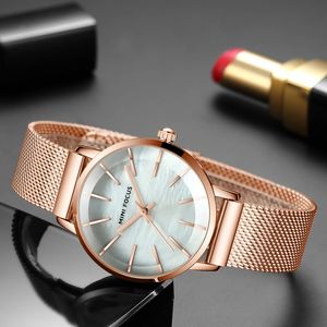 <span class=keywords><strong>Reloj</strong></span> de Cuarzo <span class=keywords><strong>MINI</strong></span> <span class=keywords><strong>FOCUS</strong></span> MF0257L para <span class=keywords><strong>Mujer</strong></span>, <span class=keywords><strong>Reloj</strong></span> de Vestir Impermeable, <span class=keywords><strong>Reloj</strong></span> Analógico de Malla de Acero para <span class=keywords><strong>Mujer</strong></span>, Relogio Feminino - Product Image 3