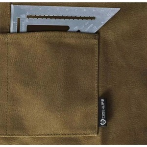 Échantillon gratuit : Tablier de travail en toile cirée robuste avec poches à outils, bretelles croisées et réglable du M au XXL - Product Image 3