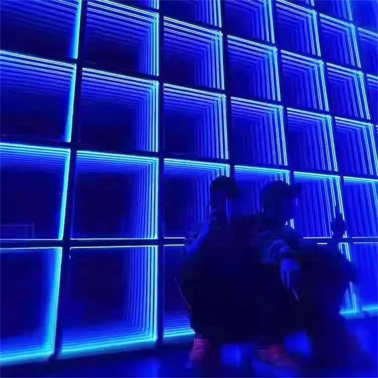 Party Entertainment Mirror Abyss Effect 3d Led Dance Floor