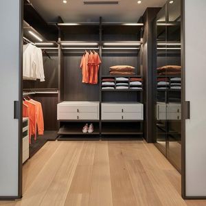 Armoires de style européen, sur mesure, nouveau design, armoire de chambre à coucher encastrée dans le mur - Product Image 5