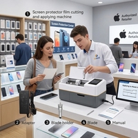 Traceur de découpe de film hydrogel haute précision M40 pour protecteurs d'écran de téléphone portable et de montre connectée