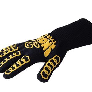 ถุงมือซิลิโคนทนความร้อน 800 องศา สำหรับทำบาร์บีคิว ถุงมือป้องกันความร้อนสูงสำหรับทำอาหารในครัวและย่าง - Product Image 5