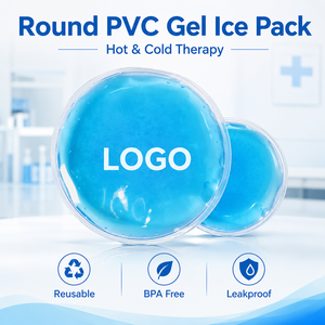 Soft Comfortable PVC Round Mini <strong>Gel</strong> Hot Cold Compress <strong>Ice</strong> <strong>Pack</strong> for Post Surgery Recovery Muscle Relaxation - Product Image 1