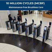 Anti Choc avec Moteur Brushless Portillon motorisé rapide pour Logistique