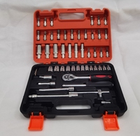 Ensemble d'outils de réparation automobile multifonctionnel de 53 pièces, vente chaude, avec clé à cliquet