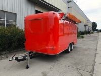 Cuisine entièrement équipée avec friteuse et congélateur, remorque alimentaire avec équipements de cuisine complets, remorque alimentaire certifiée DOT Xinjingyao