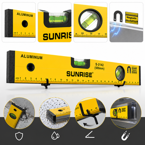 Niveau laser numérique intelligent, rapporteur électronique, inclinomètre, règle de nivellement horizontale, outil de <span class=keywords><strong>menuiserie</strong></span> DIY, précision 1 mm - Product Image 4
