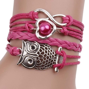 European and American Fashion Owl Knitted <strong>Bracelet</strong> with <strong>Infinity</strong> N97274 - Product Image 6