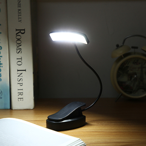 Lámpara <span class=keywords><strong>LED</strong></span> de escritorio con 3 modos de sujeción para el cuidado de los ojos, luz de lectura recargable por <span class=keywords><strong>USB</strong></span>, cuello de cisne Flexible de 360 grados, luz de mesa nocturna para cama - Product Image 2