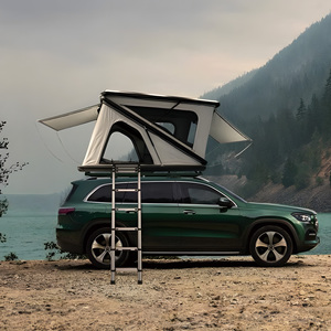 ENJOIN Hard Shell Roof Top Carpa Hot China Estilo ligero y delgado Viajar <span class=keywords><strong>Camping</strong></span> y senderismo Carpa para acampar para 2-3 personas - Product Image 1