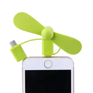 Wholesale fan 3 pin usb-3 in 1 8 Pin USB Lighting Portable ChargeMini Smart Cell Phone Fan
