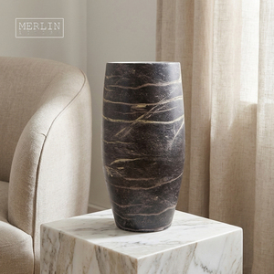 Vase décoratif <span class=keywords><strong>Merlin</strong></span> Living en céramique pour la maison, vase à fleurs, autres décorations d'intérieur, décorations d'hôtel, vente en gros de la fabrique de céramique de Chaozhou - Product Image 2