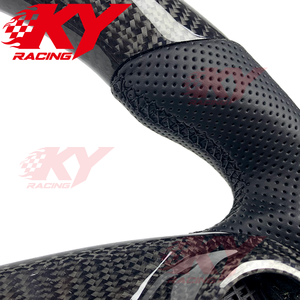 Volant de voiture sport en fibre de carbone personnalisé pour Smart Fortwo 2014-2019 Forfour Prime Electric Drive Cabrio - Product Image 2