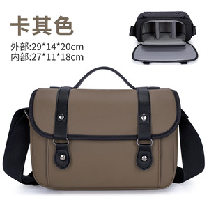 Bolso de Hombro para Cámara, Estuche de Almacenamiento para Cámara Digital, Compatible con Lentes DSLR - Apto para Fujifilm, Sony y <span class=keywords><strong>Canon</strong></span> <span class=keywords><strong>R1</strong></span> - Product Image 6
