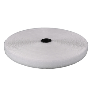 도매용 패브릭 패스너, 바느질용 훅앤루프 테이프, 친환경 탄성 강력 접착 패스너, 25미터/롤, 25mm*25M, 흰색 - Product Image 3