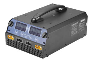 Cargador de Baterías Inteligente de Doble Canal EV-PEAK U4- 2400W/25A, 100V-240V, para Drones, Agricultura y Carreras - Product Image 2
