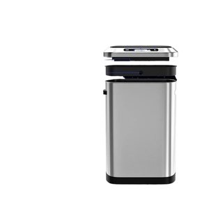 Smart Sensor Pedal <b>Bin</b> 50L Stainless Steel Home Trash Can with Lid for Indoor Household and Office Use Kitchen Dustbin - Product Image 3