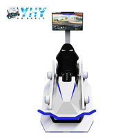 Intérieur 9d 3dof/6dof simulateur de conduite de voiture 4d Vr simulateur de course 9d cinéma volant Vr jeu pour parc à thème VR
