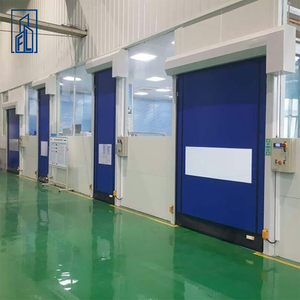 All'ingrosso <span class=keywords><strong>porta</strong></span> a cerniera in PVC ad alta velocità dal Design moderno officine di auto-riparazione di alta qualità con funzione antivento finito - Product Image 4