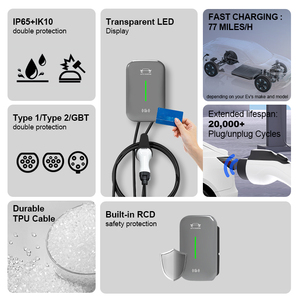 Cargador Rápido para Vehículos Eléctricos Trifásico, Tipo 2, Alta Potencia, Compatible con Todos los Autos Eléctricos - Product Image 2