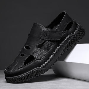 Sandalias de Verano para Hombre 2026, Sandalias de Playa con Punta Cerrada, Sandalias de Moda para Hombre Cosidas a Mano, Tallas Grandes - Product Image 3