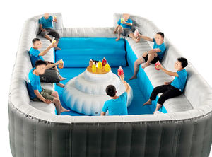 Piscine commerciale en PVC personnalisée avec salon portable pour fête dans la cour, piscines hors sol, grand canapé <span class=keywords><strong>gonflable</strong></span> pour piscine - Product Image 2