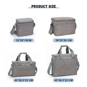 Wholesale Personalized Large Capacity Custom Size Cooler Bags Soft Insulated Food Can Thermal Cooler Bags With Handle - Product Image 4
