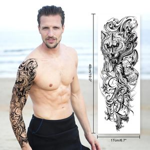 Tatuajes Temporales de Diseño Tribal para Hombres y Mujeres, Resistentes al Agua, No Tóxicos, con Tinta de Jugo, Semipermanentes, para Todo el Brazo, Duran 15 Días, Venta al Por Mayor - Product Image 2