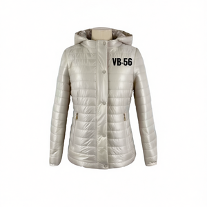 VB-56 Cappotto Imbottito Leggero con Cappuccio per Donna, Taglie M-4XL, Giacca Invernale Multicolore - Product Image 2