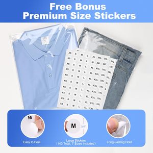 100 Bolsas de Celofán Transparentes Resellables de 10x14 Pulgadas para Empacar Ropa y Camisetas, Bolsa de Plástico BOPP para Camisetas - Product Image 3