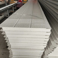 Panneau sandwich moderne en mousse de polyuréthane 3D, imperméable, ignifuge et résistant à l'humidité, pour isolation de chambre froide, usage hôtelier et domestique