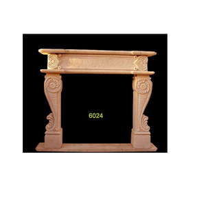 Cheminée moderne en pierre de Jodhpur naturelle offrant une finition en pierre de qualité supérieure pour une ambiance chaleureuse murale intérieure - Product Image 1