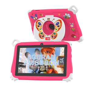 New <b>7</b> Inch Android 16 MTK Quad-core 1.3GHz Kids <b>Tablet</b> Capacitive Screen WiFi 8+256GB 5000mAh USB Type-C CM86 PINK - Product Image 1