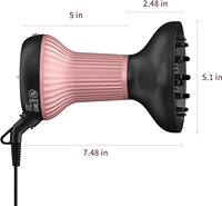 Diffuseur universel pour salon, sèche-cheveux professionnel pour salon, 600W, buse haute vitesse