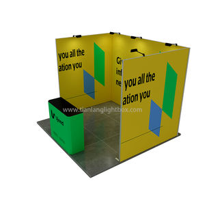 TianLang ligero portátil 10x10 cabina de exposición de aluminio 3x3 soporte de fondo con herramientas para exhibición de ferias comerciales - Product Image 2