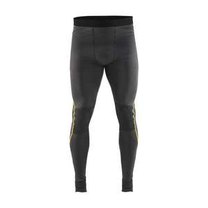 BLAKLADER - 184417349835M Sous-vêtements pantalons XLIGHT 100% mérinos Gris foncé/Jaune-EAN 7330509595114 SOUS-VÊTEMENTS THERMIQUES - Product Image 1