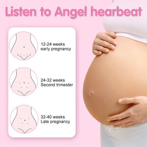 Mesin medis layar Lcd, alat medis rumah tangga portabel Monitor detak jantung bayi <span class=keywords><strong>Prenatal</strong></span> mesin <span class=keywords><strong>Doppler</strong></span> janin - Product Image 6