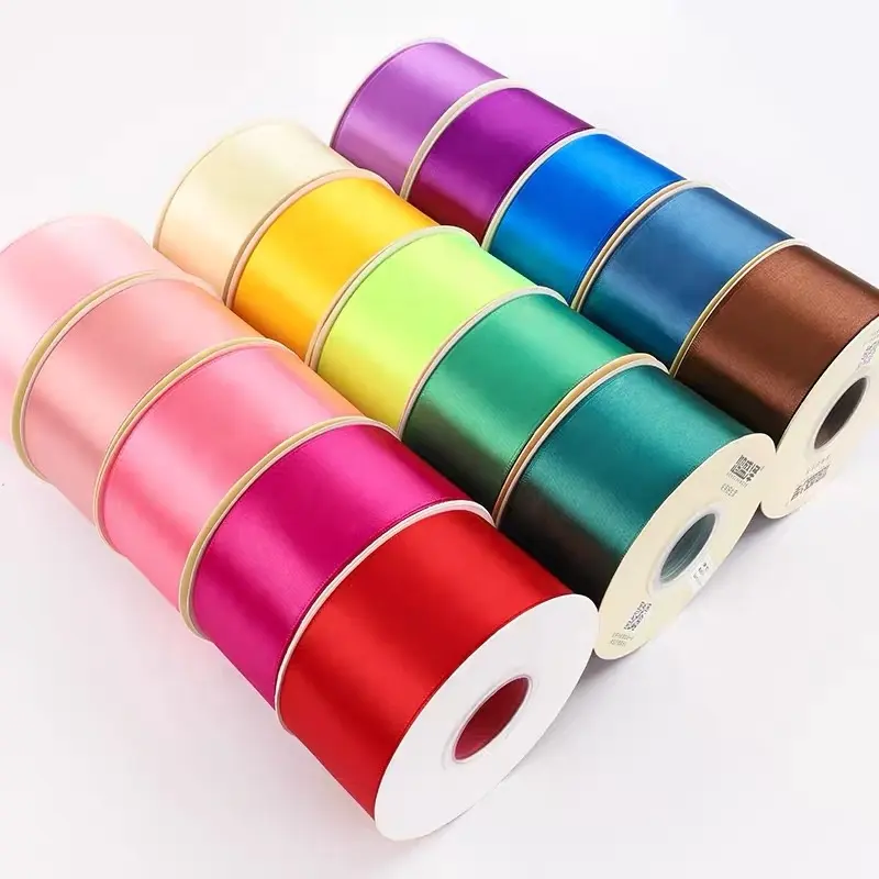 Nhà Máy 196 Màu Sắc 1 1/2 Inch Đôi Mặt Satin Ribbon, Hoa Hồng Vĩnh Cửu Satin Ribbon