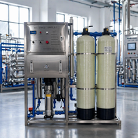 Machine de traitement des eaux industrielles entièrement automatique, équipement de filtration d'eau 1000L/H