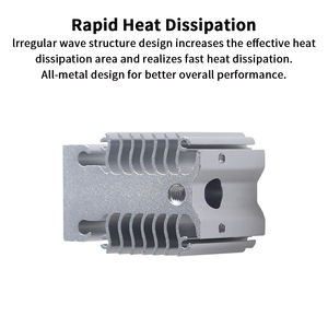 Disipador de calor, radiador totalmente metálico, disipador de calor de Metal, piezas de impresora 3D, radiador de Metal para Creality V3 KE/SE, piezas de impresora 3D - Product Image 5