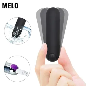 MELO-juguetes sexuales de bala para mujer adulta, consolador vibrador femenino, vídeo sexy, recargable por USB