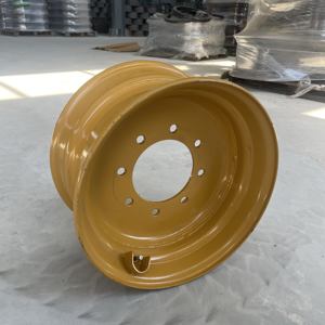 Roues de construction 8 trous Skid Steer Loader Jantes en acier 8.25x16.5 Jante pour pneus 10-16.5 - Product Image 3