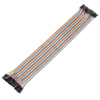 OKY0060 Câbles de liaison femelle-femelle de 20 cm, 40 broches, pour platine d'expérimentation Arduino Raspberry Pi