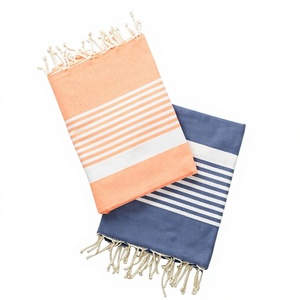 Beautiful 100% Cotton Turkish <b>Beach</b> <b>Towel</b> Fouta Modern Striped Quick-Dry Eco-Friendly All-Season Stylish Promotional Gift for - Product Image 1