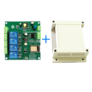 Bssy)Ac/<span class=keywords><strong>Dc</strong></span> ile Çalışan Esp8266 Wifi Dört Kanallı Röle Modülü, Spp-12f İkincil Geliştirme Kartı, Muhafazalı - Product Image 1