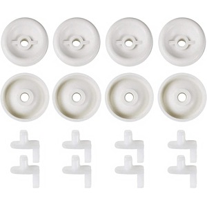 WD35X21038 Dishwasher Lower Rack <b>Wheel</b> Kit Plastic <b>Replacement</b> For GE Kenmore Hotpoint - Product Image 3