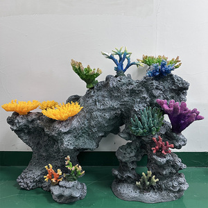 Coral <strong>Rock</strong> Combo Faux Coral PU Resin <strong>Aquarium</strong> Decoration Simulated Coral <strong>Reef</strong> Landscape Fish Tank Set - Product Image 3